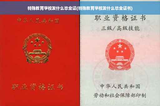 特殊教育学校发什么毕业证(特殊教育学校发什么毕业证书)