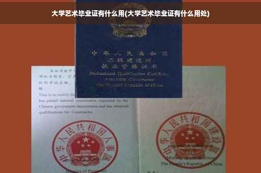 大学艺术毕业证有什么用(大学艺术毕业证有什么用处)