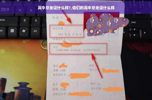 高中毕业证什么样?,你们的高中毕业证什么样