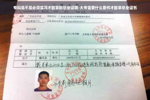 专科是不是必须实习才能拿到毕业证呢-大专需要什么条件才能拿毕业证书