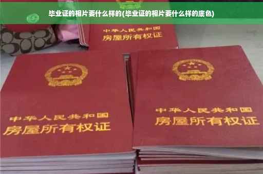 毕业证的相片要什么样的(毕业证的相片要什么样的底色)