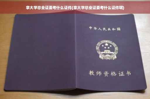 拿大学毕业证要考什么证件(拿大学毕业证要考什么证件呢)