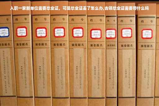 入职一家新单位需要毕业证，可是毕业证丢了怎么办,去领毕业证需要带什么吗