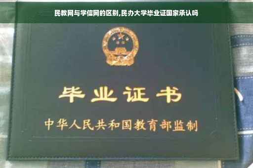 民教网与学信网的区别,民办大学毕业证国家承认吗
