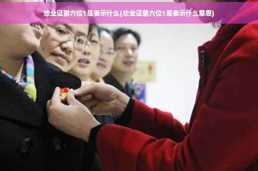 毕业证第六位1是表示什么(毕业证第六位1是表示什么意思)