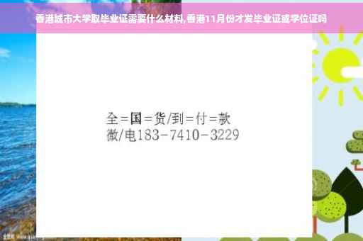 香港城市大学取毕业证需要什么材料,香港11月份才发毕业证或学位证吗