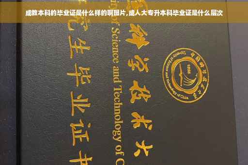 成教本科的毕业证是什么样的啊图片,成人大专升本科毕业证是什么层次