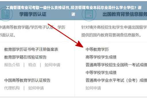 工商管理专业可考取一些什么资格证书,经济管理专业本科毕业是什么学士学位？谢谢