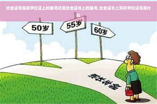 毕业证号是指学位证上的编号还是毕业证书上的编号,毕业证书上写的学位证号是什么