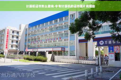 计算机证书怎么查询-中专计算机的证书图片有哪些