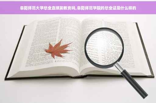 阜阳师范大学毕业直接发教资吗,阜阳师范学院的毕业证是什么样的