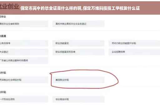 保定市高中的毕业证是什么样的啊,保定万维科技技工学校发什么证
