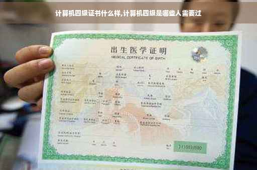 计算机四级证书什么样,计算机四级是哪些人需要过