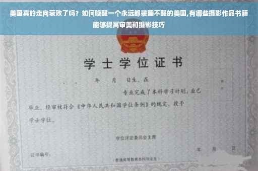 美国真的走向衰败了吗？如何唤醒一个永远都装睡不醒的美国,有哪些摄影作品书籍能够提高审美和摄影技巧