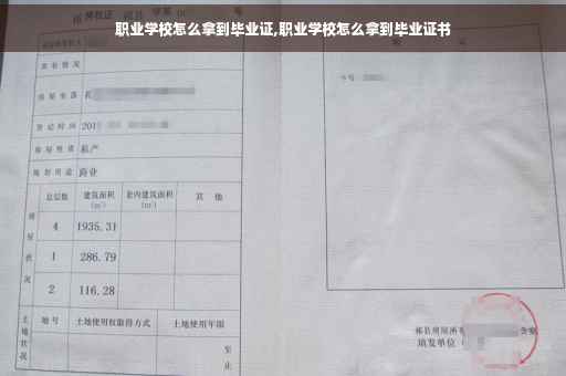 职业学校怎么拿到毕业证,职业学校怎么拿到毕业证书