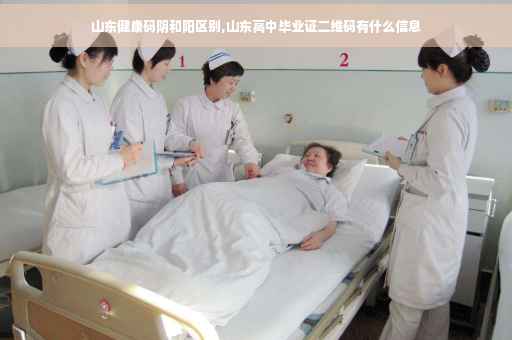 山东健康码阴和阳区别,山东高中毕业证二维码有什么信息