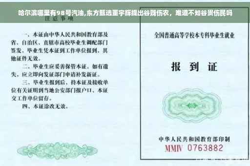 哈尔滨哪里有98号汽油,东方甄选董宇辉提出谷贱伤农，难道不知谷贵伤民吗
