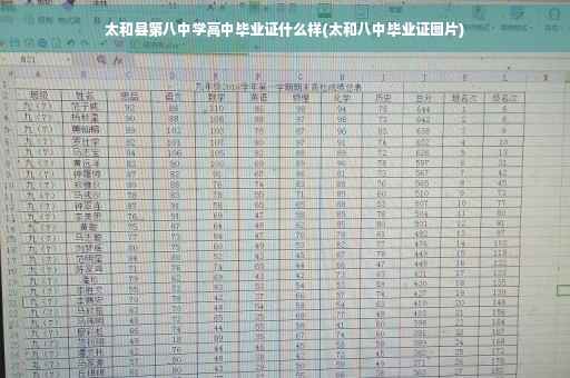 太和县第八中学高中毕业证什么样(太和八中毕业证图片)