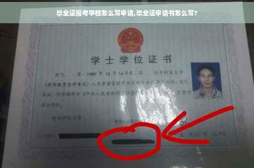 毕业证报考学校怎么写申请,毕业证申请书怎么写?
