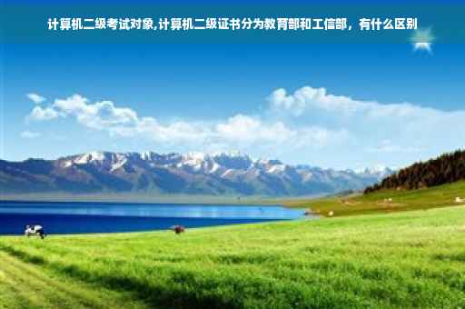 计算机二级考试对象,计算机二级证书分为教育部和工信部，有什么区别
