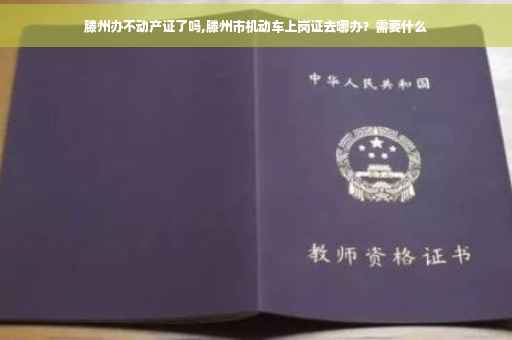 滕州办不动产证了吗,滕州市机动车上岗证去哪办？需要什么