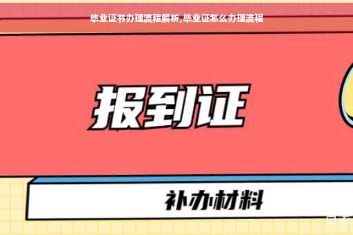 毕业证书办理流程解析,毕业证怎么办理流程