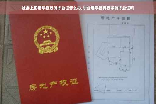 社会上犯错学校取消毕业证怎么办,毕业后学校有权撤销毕业证吗