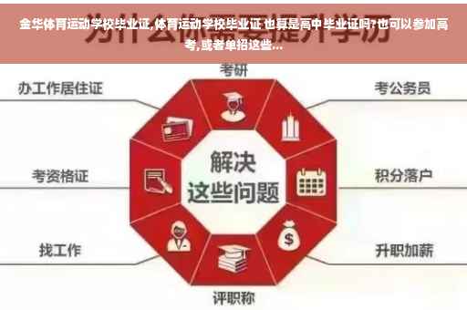 金华体育运动学校毕业证,体育运动学校毕业证 也算是高中毕业证吗?也可以参加高考,或者单招这些...