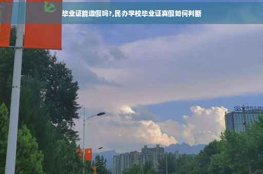 毕业证能造假吗?,民办学校毕业证真假如何判断