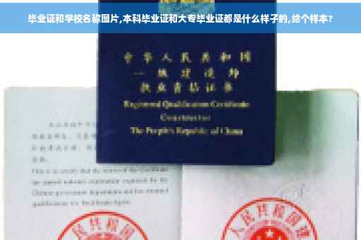 毕业证和学校名称图片,本科毕业证和大专毕业证都是什么样子的,给个样本?