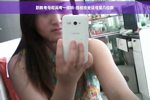 职教考号和高考一样吗-技校毕业证号是几位数