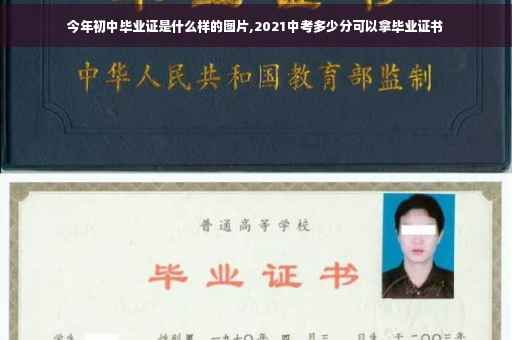 今年初中毕业证是什么样的图片,2021中考多少分可以拿毕业证书