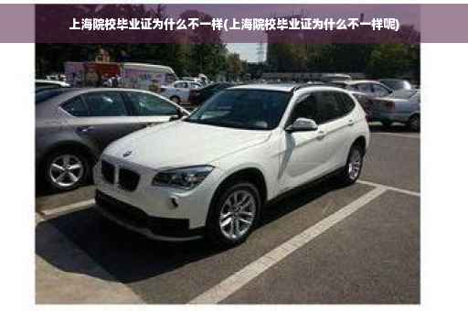 上海院校毕业证为什么不一样(上海院校毕业证为什么不一样呢)