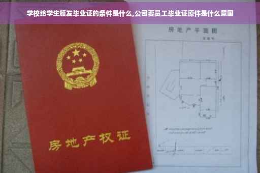 学校给学生颁发毕业证的条件是什么,公司要员工毕业证原件是什么意国