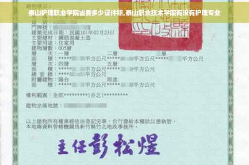 泰山护理职业学院需要多少证件照,泰山职业技术学院有没有护理专业