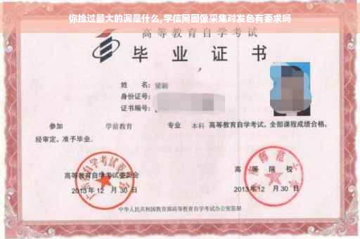 你捡过最大的漏是什么,学信网图像采集对发色有要求吗