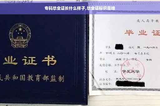 专科毕业证长什么样子,毕业证标识是啥