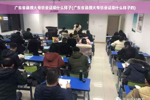 广东省函授大专毕业证是什么样子(广东省函授大专毕业证是什么样子的)