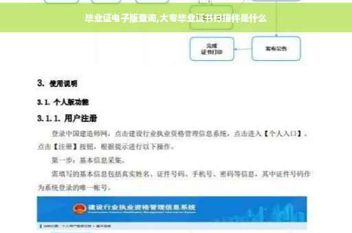 毕业证电子版查询,大专毕业证书扫描件是什么