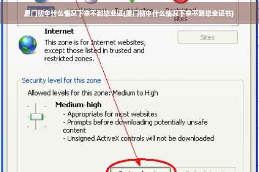 厦门初中什么情况下拿不到毕业证(厦门初中什么情况下拿不到毕业证书)