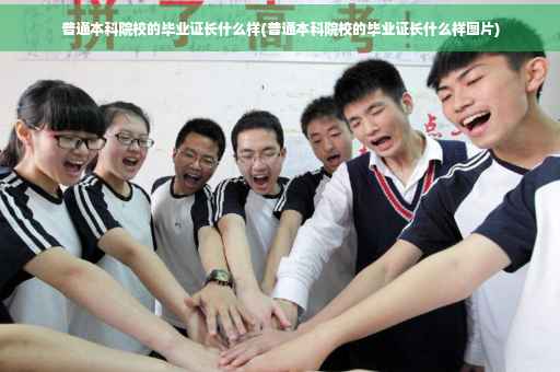 普通本科院校的毕业证长什么样(普通本科院校的毕业证长什么样图片)