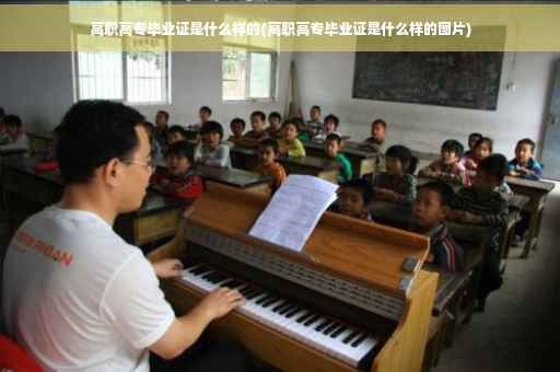 高职高专毕业证是什么样的(高职高专毕业证是什么样的图片)