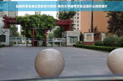 目前的事业单位是怎样分类的-焦作大学成考毕业证是什么样的图片