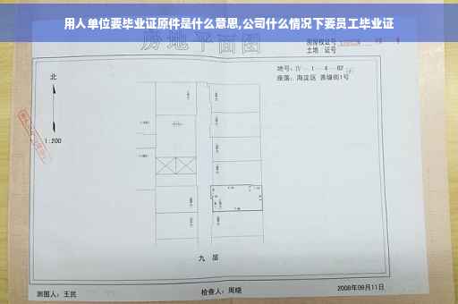 用人单位要毕业证原件是什么意思,公司什么情况下要员工毕业证