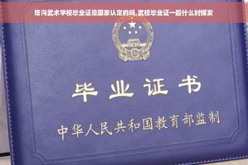 塔沟武术学校毕业证是国家认定的吗,武校毕业证一般什么时候发