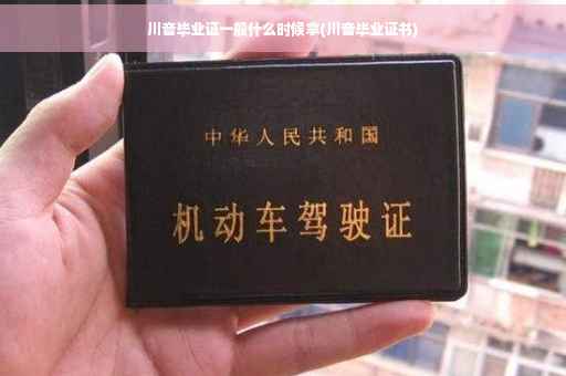 川音毕业证一般什么时候拿(川音毕业证书)