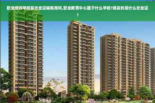 职业培训学校发毕业证嘛有用吗,职业教育中心属于什么学校?颁发的是什么毕业证?