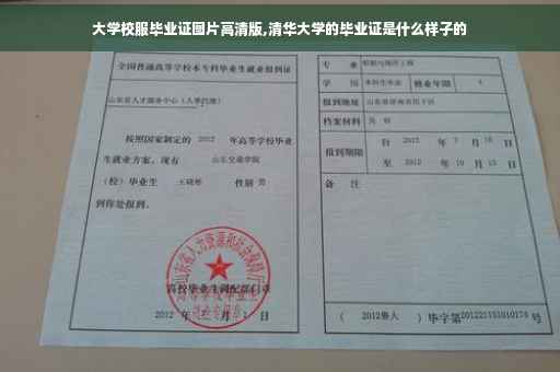 大学校服毕业证图片高清版,清华大学的毕业证是什么样子的