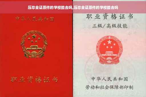 压毕业证原件的学校能去吗,压毕业证原件的学校能去吗