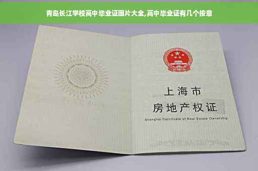 青岛长江学校高中毕业证图片大全,高中毕业证有几个按章